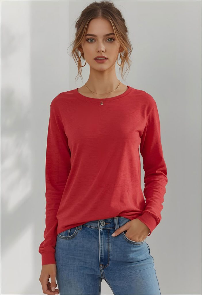 styl basic longsleevy